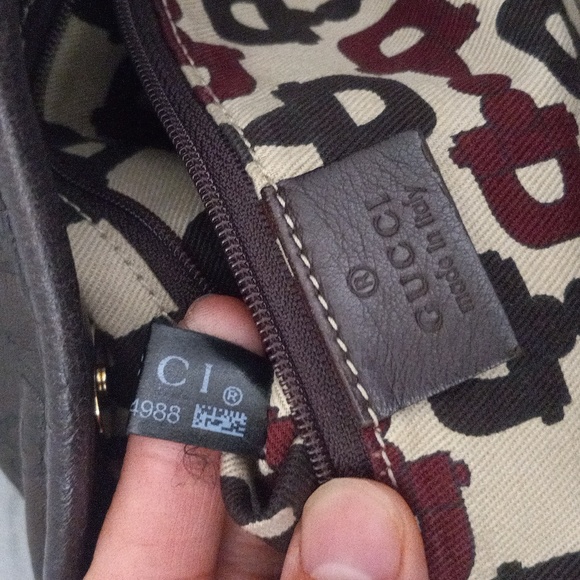 Authentic Gucci GG Monogram Supreme Guccissima Leather Tassels Tribeca Tote Bag - Picture 10 of 12